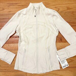 [SOLD on crosspost] Lululemon Size 8 Cream/ Ivory Define Jacket Nulu